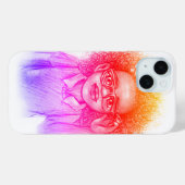 メガネをかけたかわいい女の子 Case-Mate iPhoneケース (裏面 (横))
