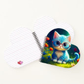メガネをかけたかわいい青い子猫-276548 ノートブック (内部)