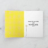 メガネをかけたキリン水玉模様 カード (内部)