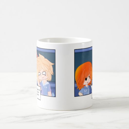 「メガネを衣服しろって言っただろ」 コーヒーマグカップ (中央)