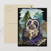 メガネグマ ポストカード (正面/裏面)