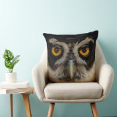メガネフクロウの魅惑の黄金の目 クッション (椅子)