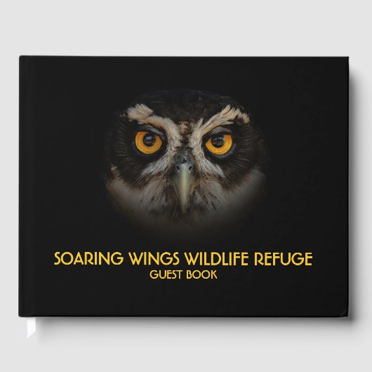 メガネフクロウの魅惑の黄金の目 ゲストブック (正面)
