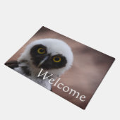 メガネフクロウへようこそ ドアマット (アングル)