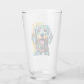 メガネ犬 タンブラーグラス (裏面)