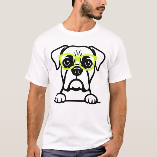 メガネ犬Tシャツ Tシャツ (正面)