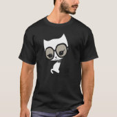 メガネ猫 Tシャツ (正面)