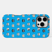 メガネ読とサングラスをかけている可愛い猫 iPhoneケース (裏面横)