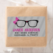 メガネ&ボーズコンピュータギーク住所 シール (インサイチュ)