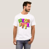 メガバイト データサイズ測定技術 Tシャツ (正面フル)