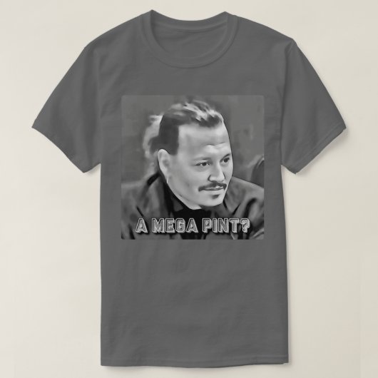 メガパイントのデップ Tシャツ (デザイン正面)
