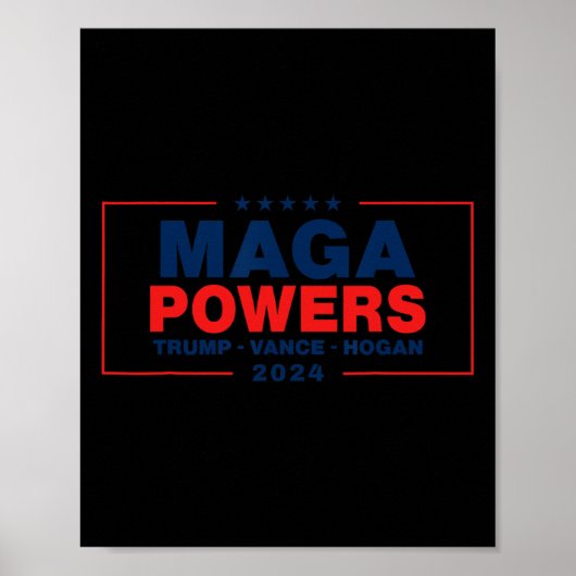 メガパワーズトランプヴァンスホーガン ポスター (正面)