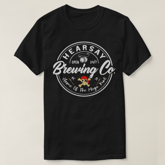 メガピントハースライブルーイング株式会社 Tシャツ (デザイン正面)