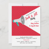 メガフォン招待状 招待状 (正面)