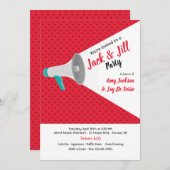 メガフォン招待状 招待状 (正面/裏面)