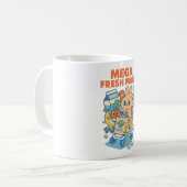 メガフレッシュマート コーヒーマグカップ (正面左)