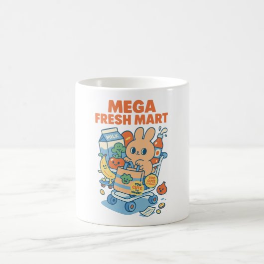 メガフレッシュマート コーヒーマグカップ (中央)
