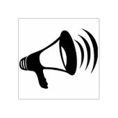 メガホンのアートスタンプ ラバースタンプ (インプリント)