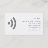 メガホンの名刺 名刺 (裏面)