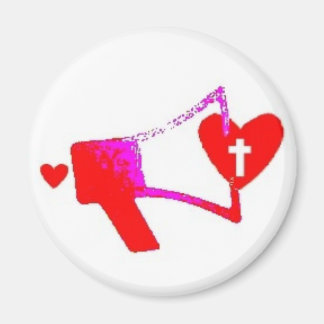 メガホンハート マグネット