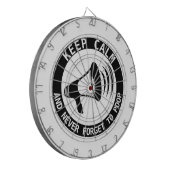 メガホン保は静かで決して忘れない ダーツボード (正面左)