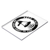 メガホン保は静かで決して忘れない ノートブック (左側)