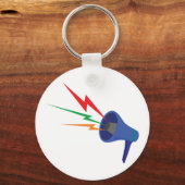 メガホン音波キーチェーン キーホルダー (正面)