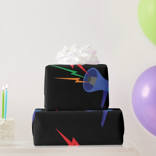 メガホン音波ラッピング紙 ラッピングペーパー