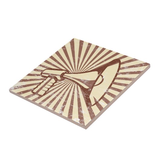 メガホン タイル (側面)