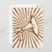 メガホン ポストカード (正面/裏面)