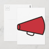 メガホン ポストカード (正面/裏面)