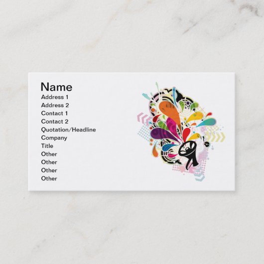 メガホン 名刺 (正面)