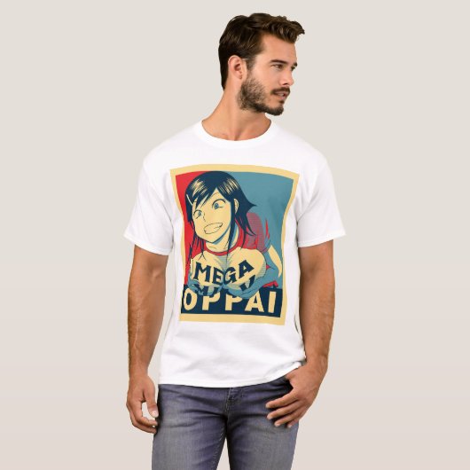 メガミルク(oppai) tシャツ (正面フル)