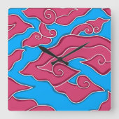 メガメンダンクロックズスクエア スクエア壁時計 (正面)