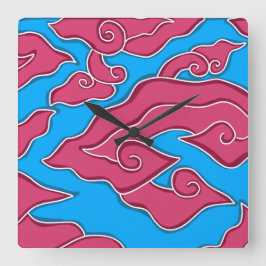 メガメンダンクロックズスクエア スクエア壁時計