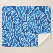 メガメンドンろうけつ染めパターンメガメンドン シェルパブランケット (正面(横))