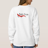 メガメンドンろうけつ染め スウェットシャツ (裏面)