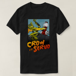 メガモンスターショーダウン:クロウ対サーボTシャツ Tシャツ