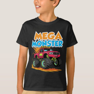 メガモンスタートラック カートゥーン キッズTシャツ Tシャツ
