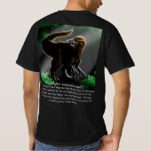 メガラプトル恐竜Tシャツ Tシャツ (裏面)
