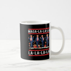 メガララドナルドトランプポタス47醜いクリスマス コーヒーマグカップ