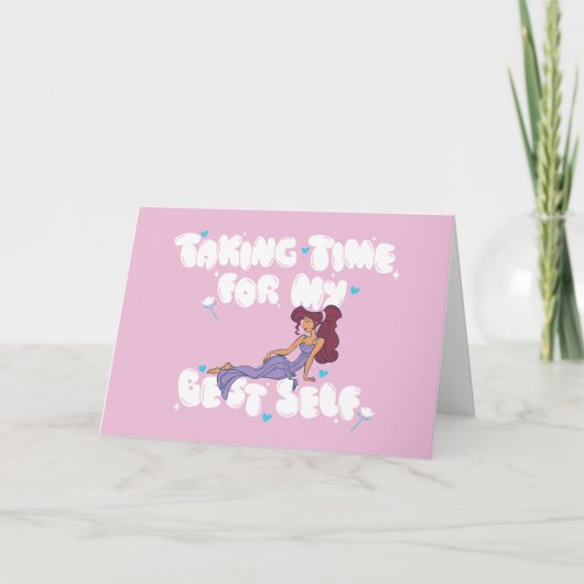 メガラ - 私の最高の自分になるための時間を大切にカード カード (正面)