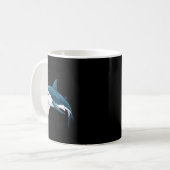 メガロドンは私の霊獣おもしろいことわざサメL コーヒーマグカップ (正面左)