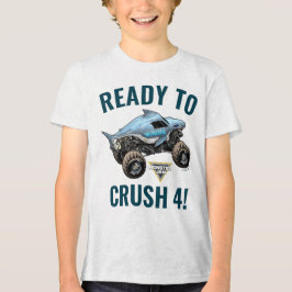 メガロドン クラッシュ バースデー グラフィック トライブレンドTシャツ