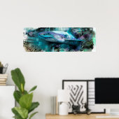 メガロドン・ポスター ポスター (ホームオフィス)