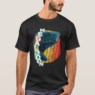 メガロドン 大きな怖いサメ サメ Tシャツ
