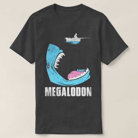 メガロドン Tシャツ (デザイン正面)