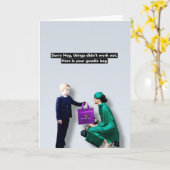 メガンとジョージ王子の挨拶状 カード (黄色い花)