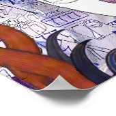 メガンオナによって宇宙を横断する彼女 ポスター (角)