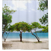 メガンス湾(セントトーマス、USVI) シャワーカーテン (正面)